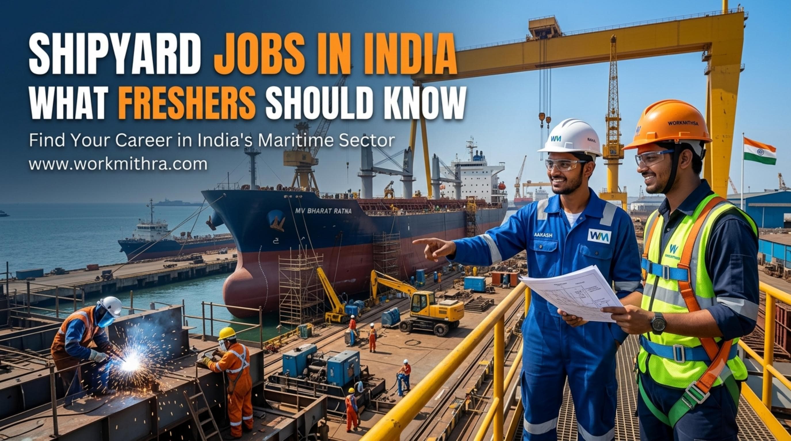Shipyard Jobs in India: What Freshers Should Know
